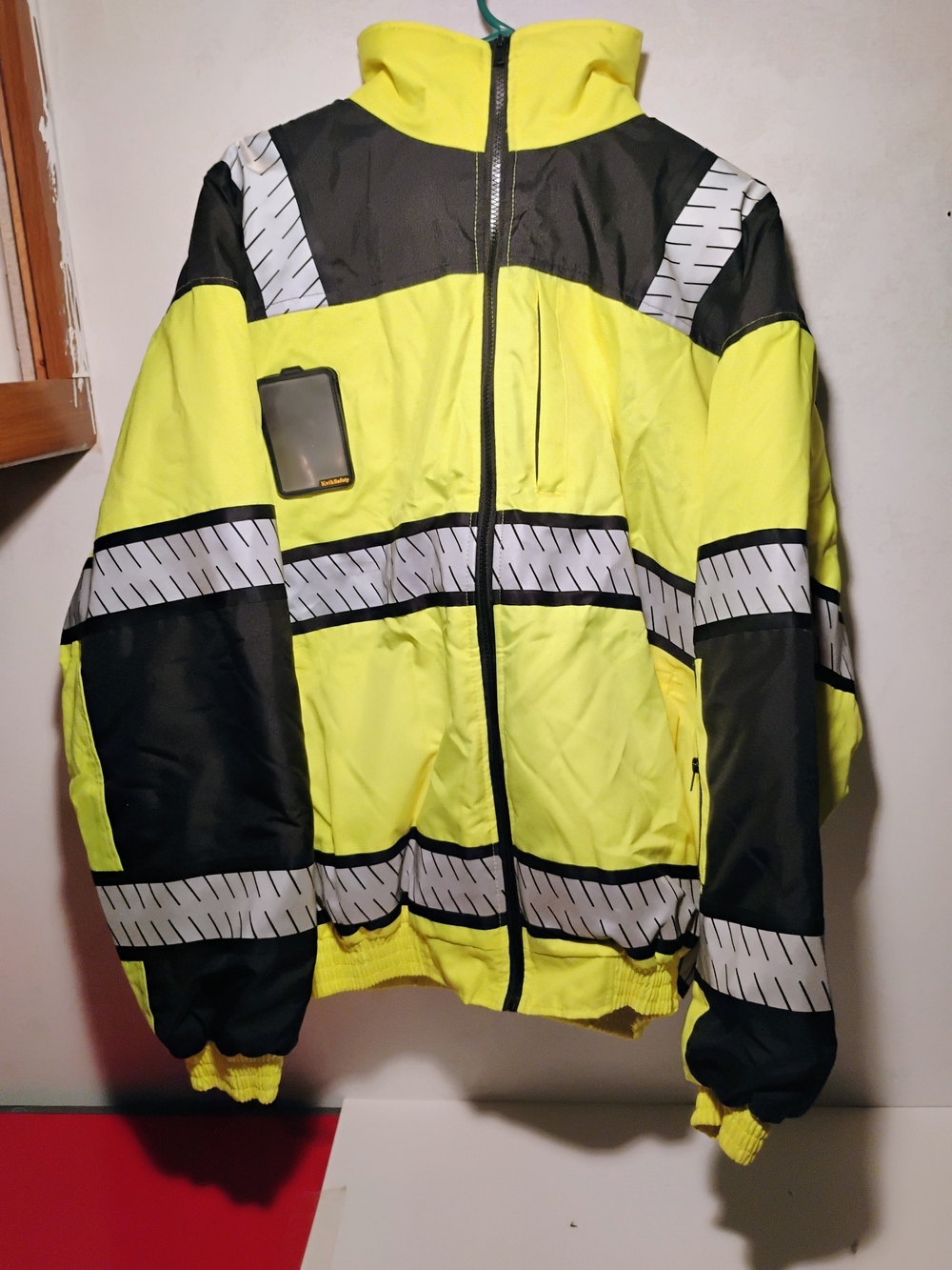 High-Visibility Yellow Safety Jacket for Men 2XL